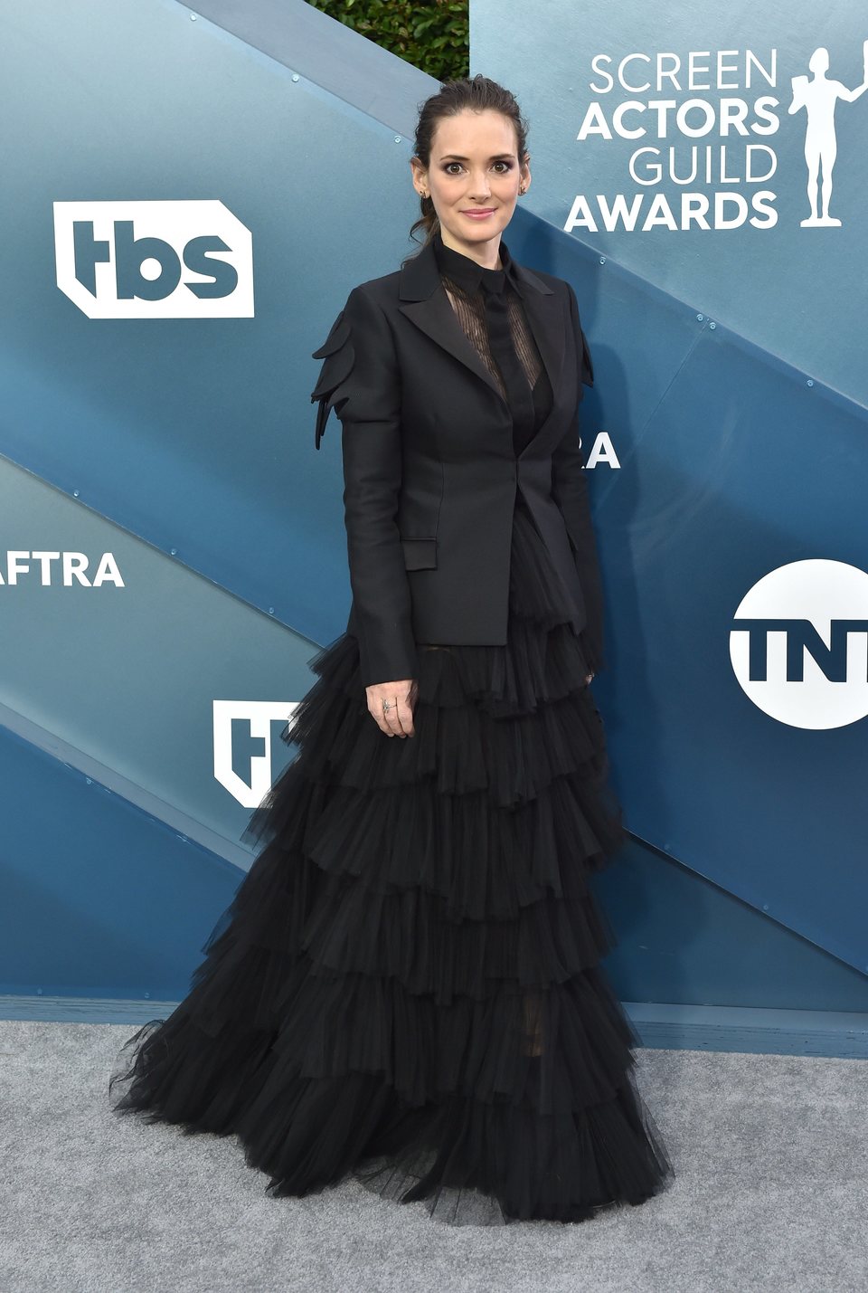 Winona Ryder en la alfombra roja de los SAG Awards 2020