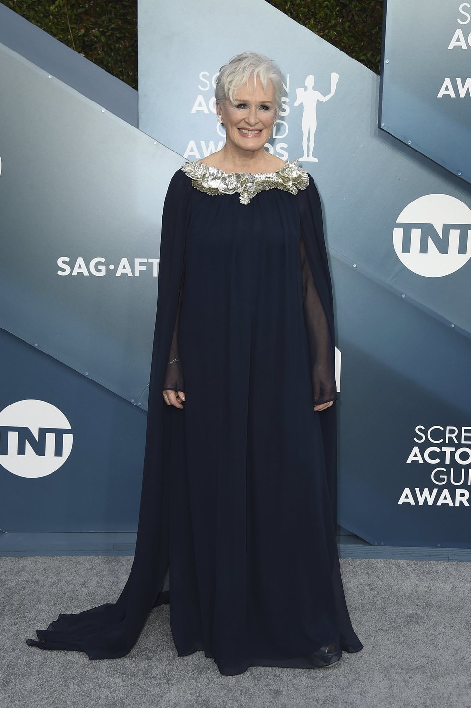 Glenn Close en la alfombra roja de los SAG Awards 2020