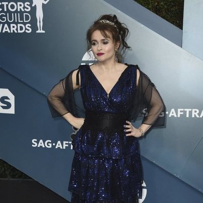 Helena Bonham Carter en la alfombra roja de los SAG Awards 2020