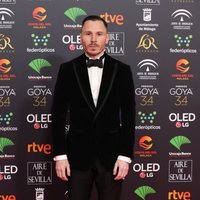 Ruben Ochandiano en la alfombra roja de los Premios Goya 2020