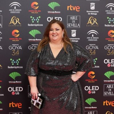 Itziar Castro en la alfombra roja de los Goya 2020