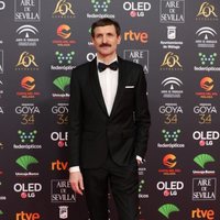 Julian Villagran en la alfombra roja de los Goya 2020