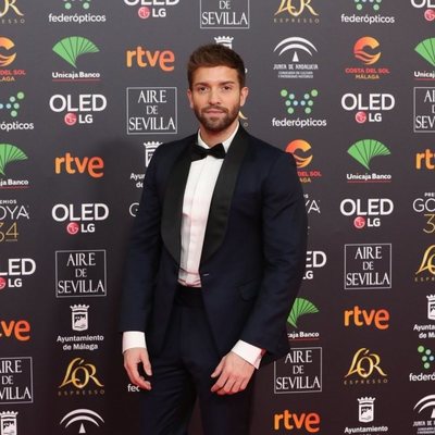 Pablo Alborán en la alfombra roja de los Goya 2020