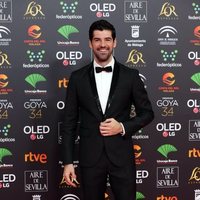 Miguel Angel Muñoz en la alfombra roja de los Premios Goya 2020