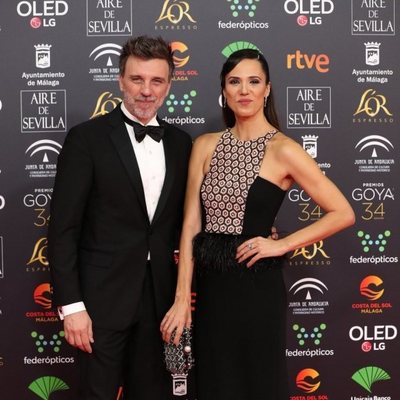 Armando del Río y Laila Alemany en la alfombra roja de los Premios Goya 2020