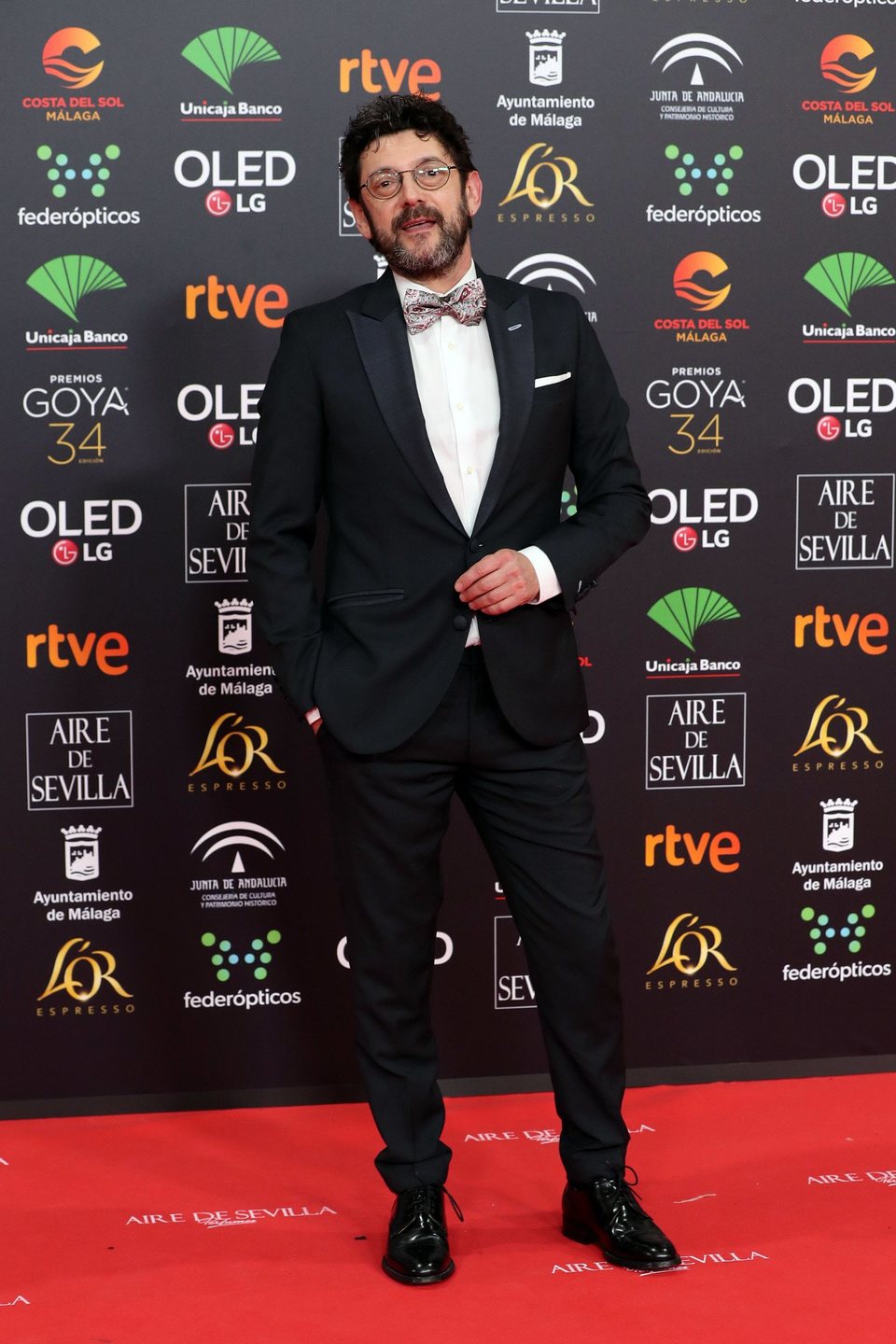 Manolo Solo en la alfombra roja de los Premios Goya 2020