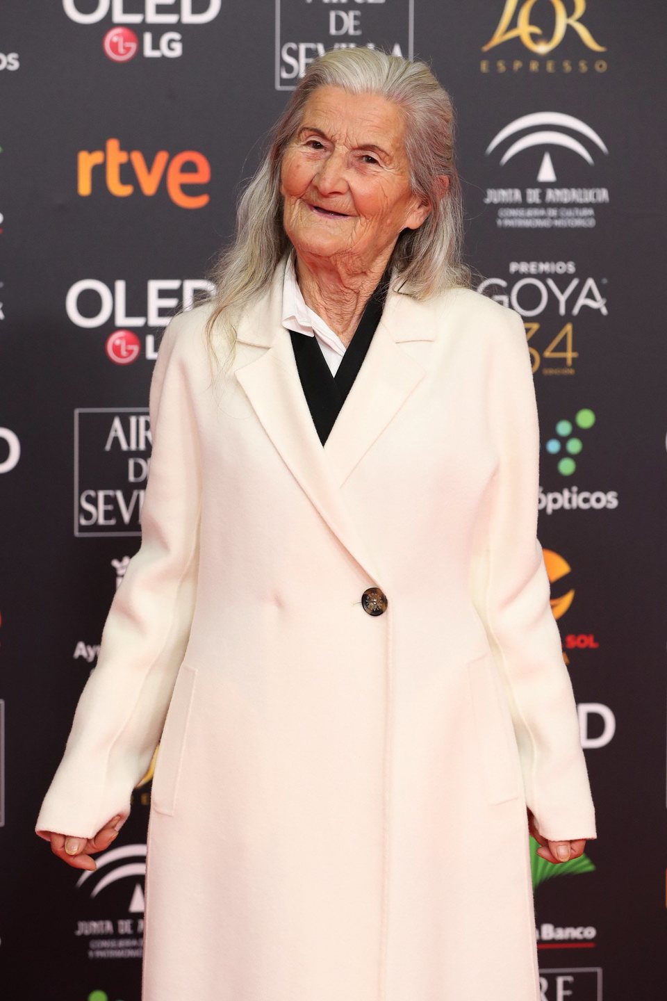 Benedicta Sánchez en la alfombra roja de los Premios Goya 2020