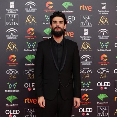 Oliver Laxe en la alfombra roja de los Premios Goya 2020