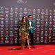 Macarena Gómez y Aldo Comas en la alfombra roja de los Premios Goya 2020