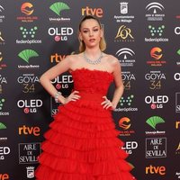 Ester Expósito en la alfombra roja de los Premios Goya 2020