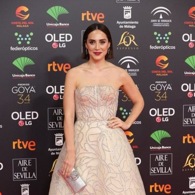 Tamara Falcó en la alfombra roja de los Premios Goya 2020