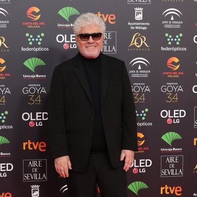 Pedro Almodódvar en la alfombra roja de los Premios Goya 2020