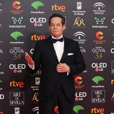 Jorge Sanz en la alfombra roja de los Premios Goya 2020