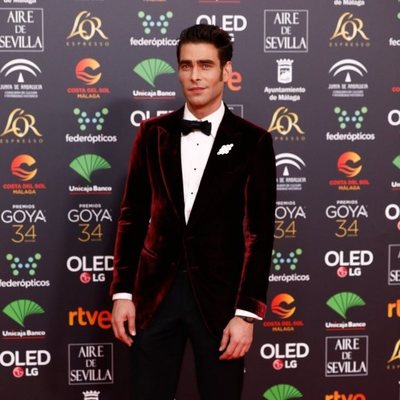 Jon Kortajarena en la alfombra roja de los Premios Goya 2020