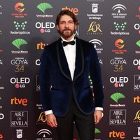 Félix Gómez en la alfombra roja de los Premios Goya 2020