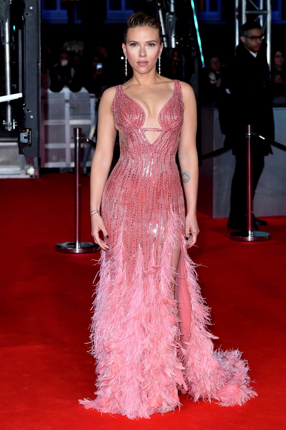 Scarlett Johansson en la alfombra roja de los BAFTA 2020