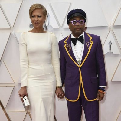 Spike Lee en la alfombra roja de los Oscar 2020