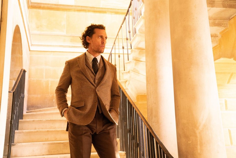 Matthew McConaughey en 'The Gentlemen: Los señores de la mafia', su último papel antes de su descanso