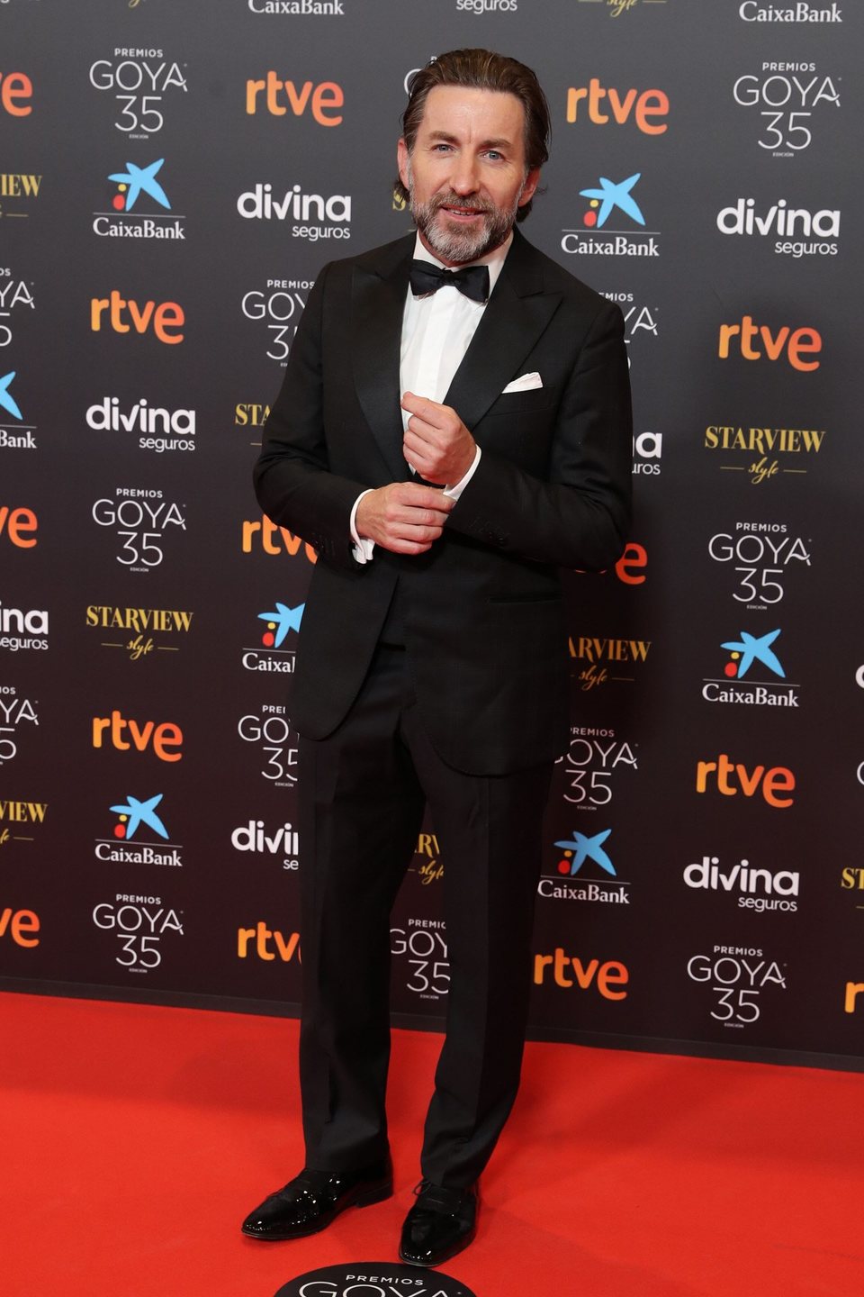 Antonio de la Torre en la alfombra roja de la 35 edición de los Premios Goya