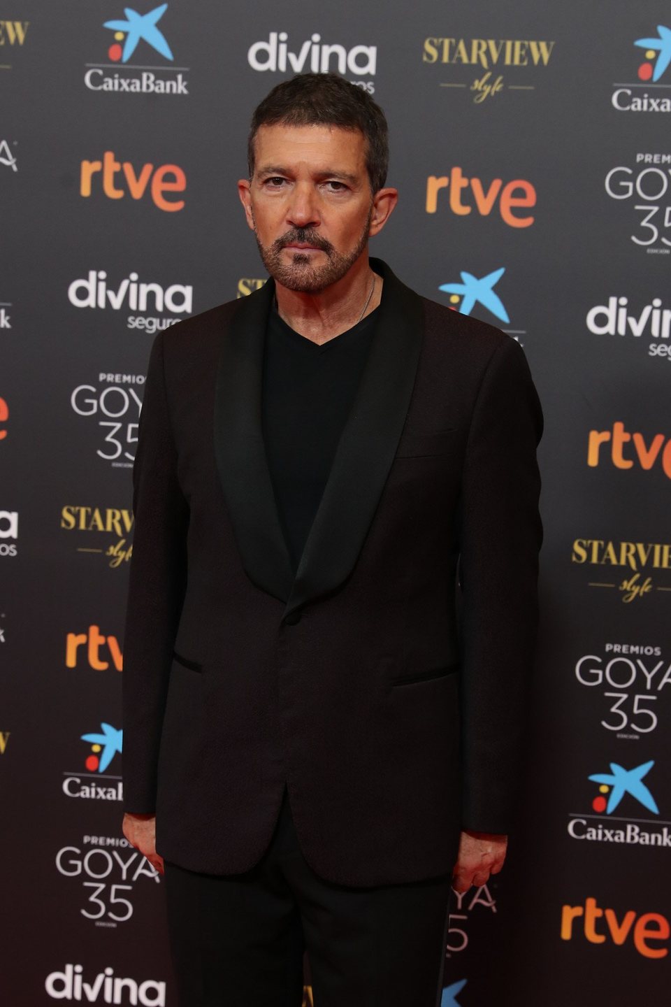 Antonio Banderas en la alfombra roja de la 35 edición de los Premios Goya