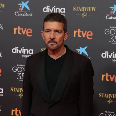 Antonio Banderas en la alfombra roja de la 35 edición de los Premios Goya