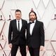 Atticus Ross y Trent Reznor en la alfombra roja de los Oscar 2021