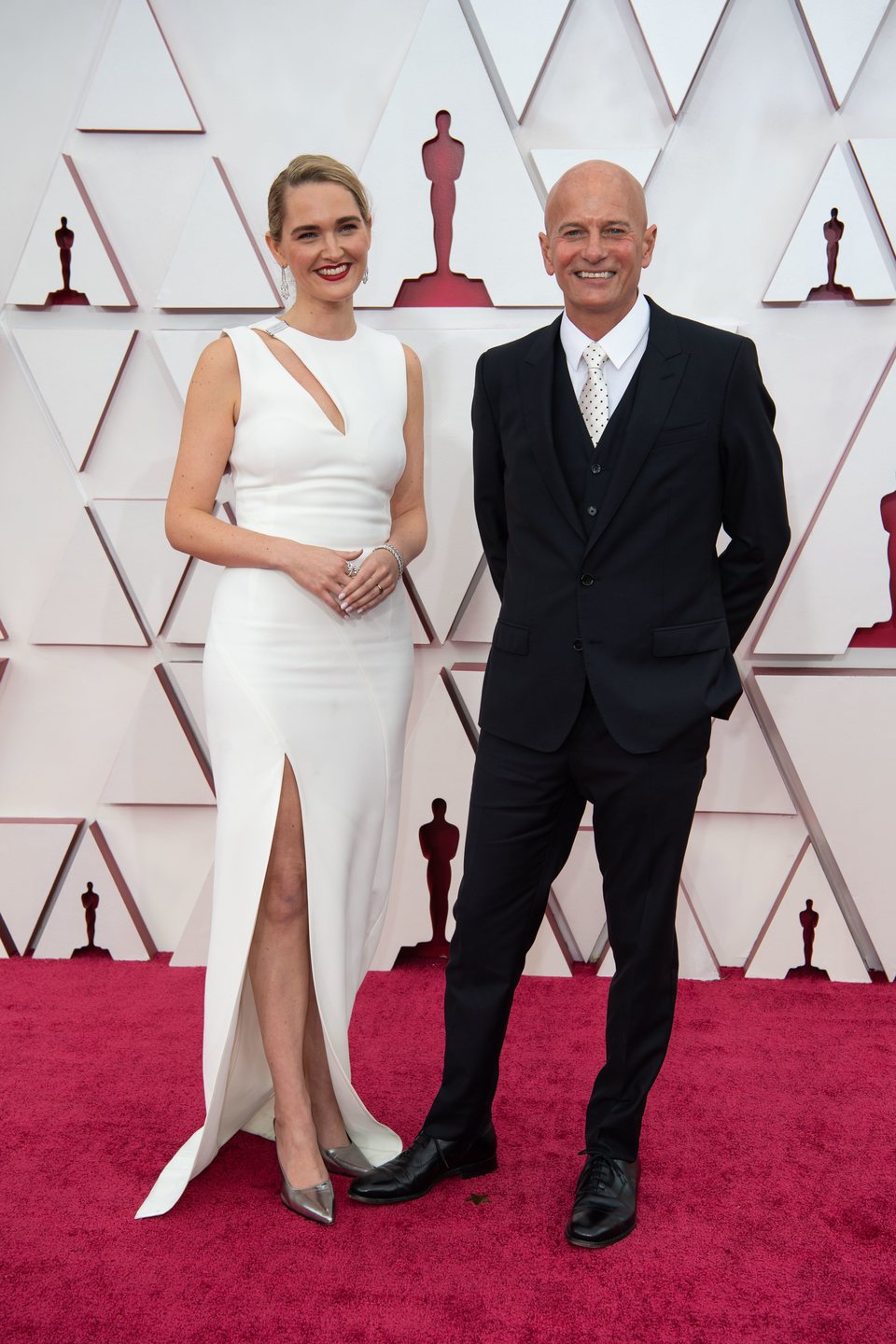 Anthony Hines en la alfombra roja de los Oscar 2021