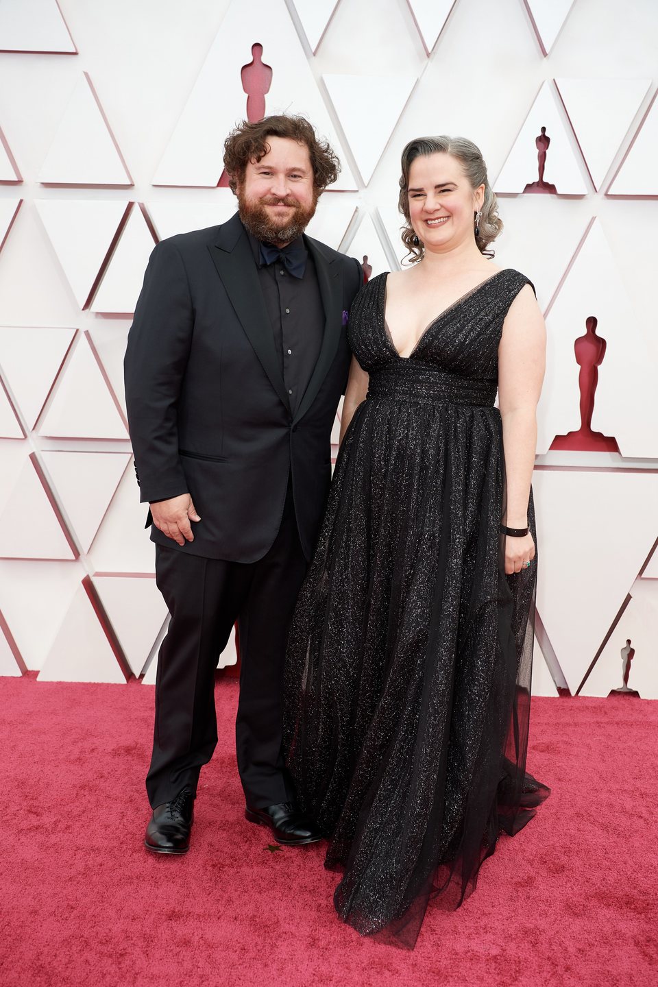 Michael Govier en la alfombra roja de los Oscar 2021