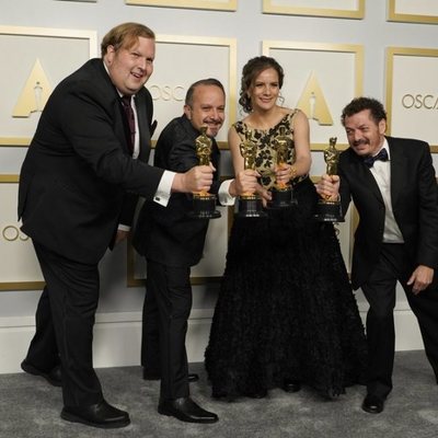 Phillip Bladh, Carlos Cortes, Michellee Couttolenc y Jaime Baksht, ganadores del Oscar 2021 al mejor sonido