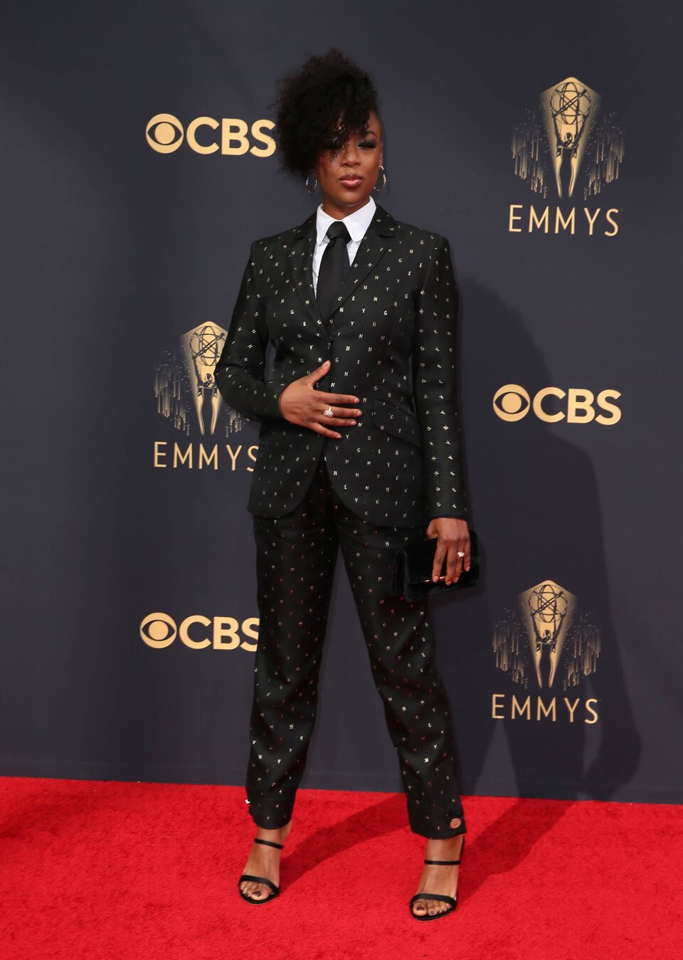 Samira Wiley en la alfombra roja de los Emmy 2021