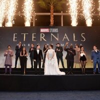 Los protagonistas de 'Eternals' en la premiere mundial