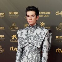 Jorge Motos en la alfombra roja de la 36 edición de los Premios Goya