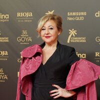 Carmen Machi en la alfombra roja de la 36 edición de los Premios Goya