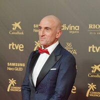 Luis Zahera en la alfombra roja de la 36 edición de los Premios Goya