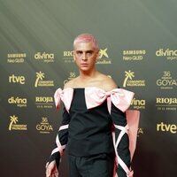 Eduardo Casanova en la alfombra roja de la 36 edición de los Premios Goya