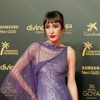 Almudena Amor en la alfombra roja de la 36 edición de los Premios Goya