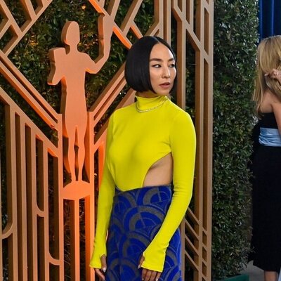 Greta Lee en los premios del Sindicato de Actores 2022