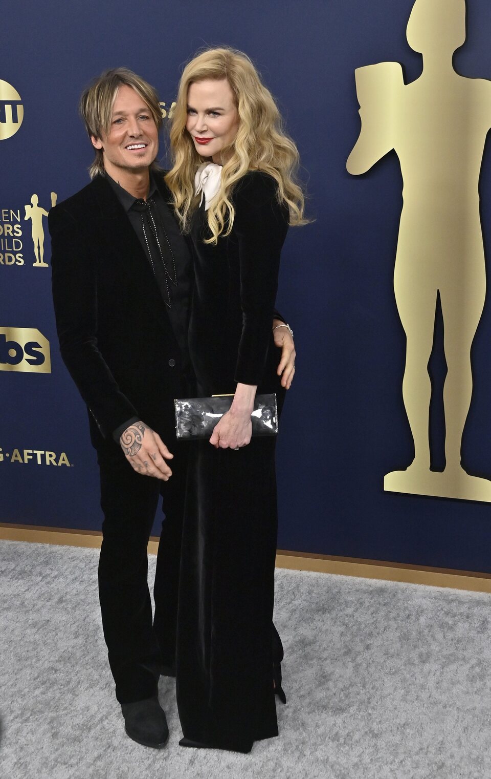 Keith Urban y Nicole Kidman en los premios del Sindicato de Actores 2022