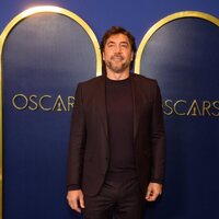 Javier Bardem en la comida de nominados a los Oscar 2022