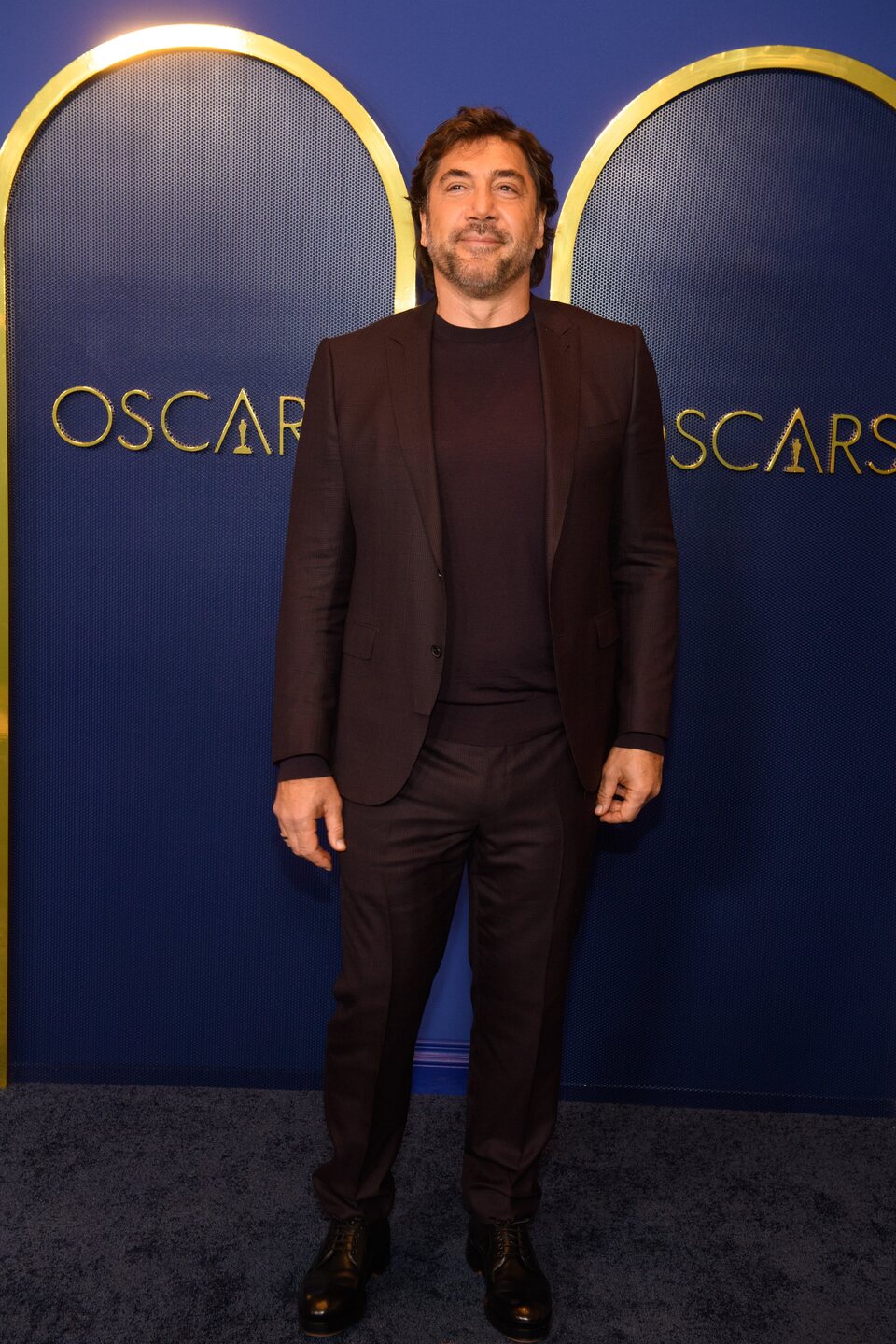 Javier Bardem en la comida de nominados a los Oscar 2022