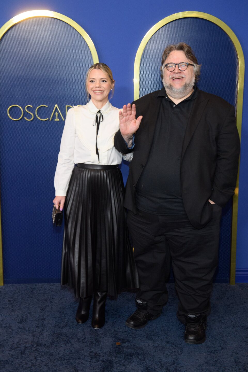 Guillermo del Toro en la comida de nominados a los Oscar 2022