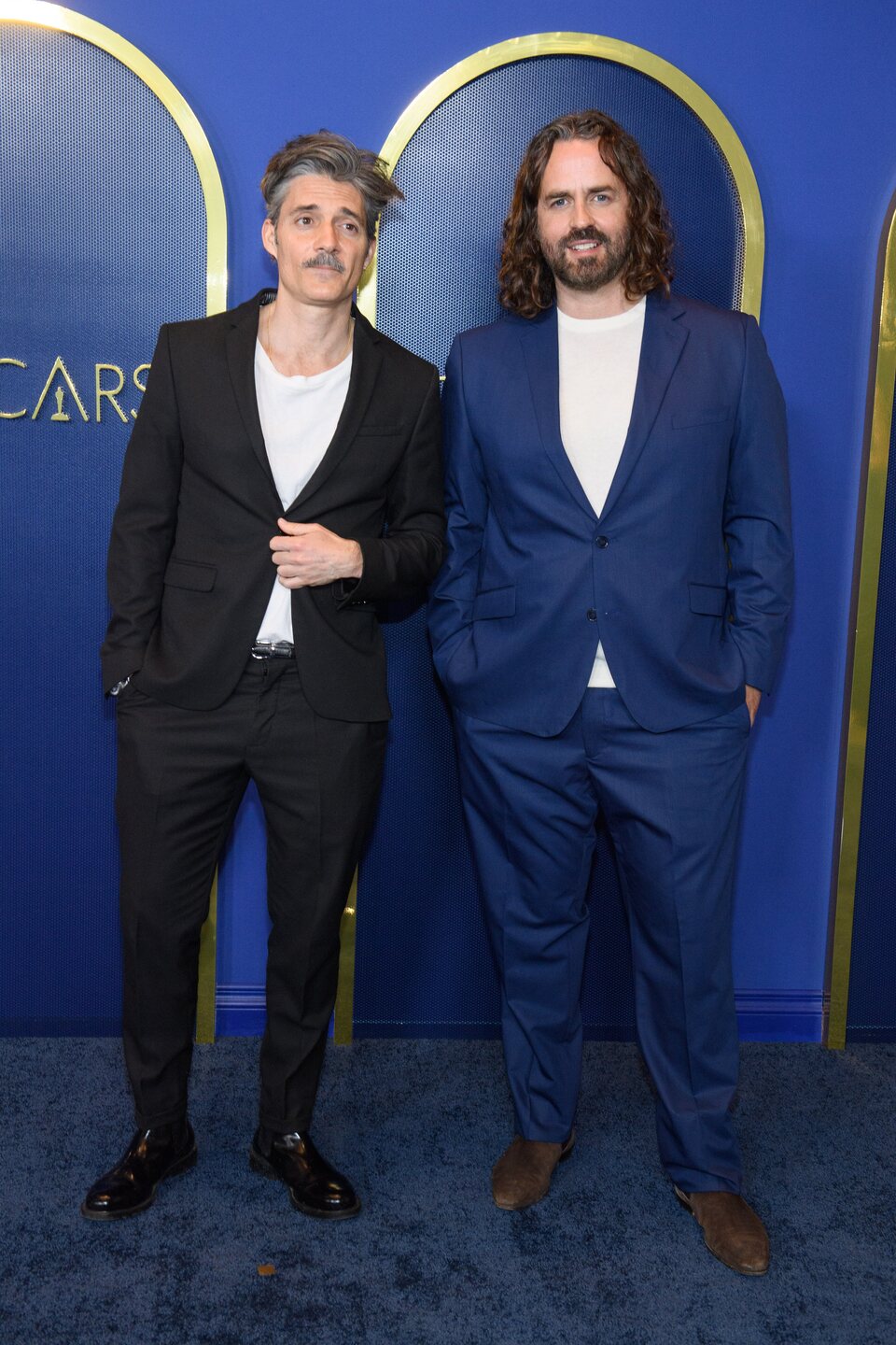 Alberto Mielgo y Leo Sánchez en la comida de nominados a los Oscar 2022