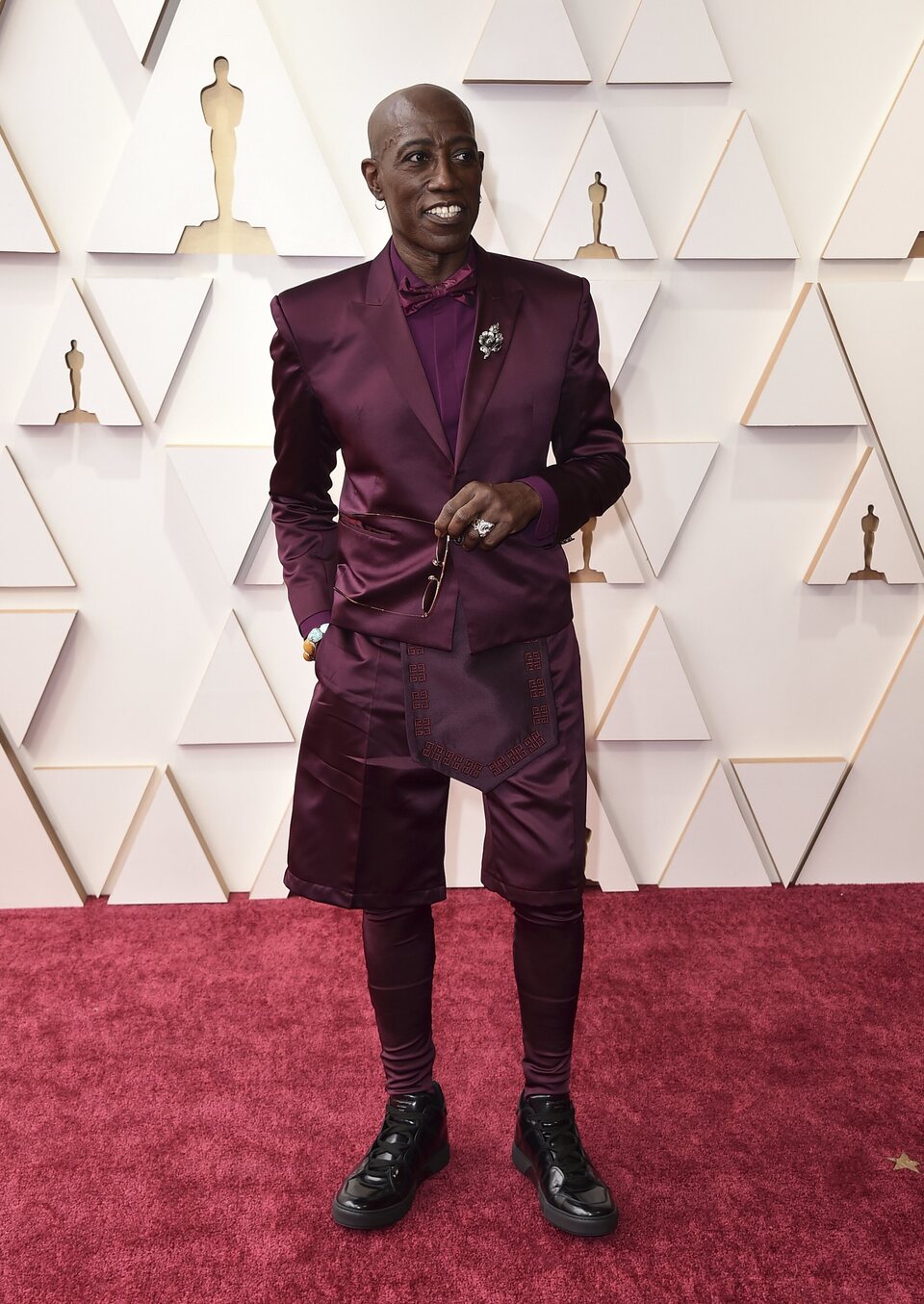 Wesley Snipes en la alfombra roja de los Oscar 2022