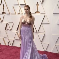 Jessica Chastain en la alfombra roja de los Oscar 2022