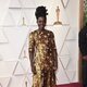 Lupita Nyong'o en la alfombra roja de los Oscar 2022