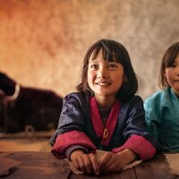 Lunana, un yak en la escuela