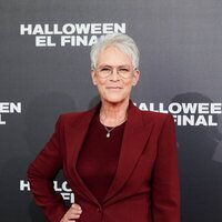 Jamie Lee Curtis en la presentación de 'Halloween: El final' en Madrid