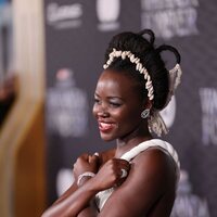 Lupita Nyong'o en la premiere de 'Black Panther: Wakanda Forever'