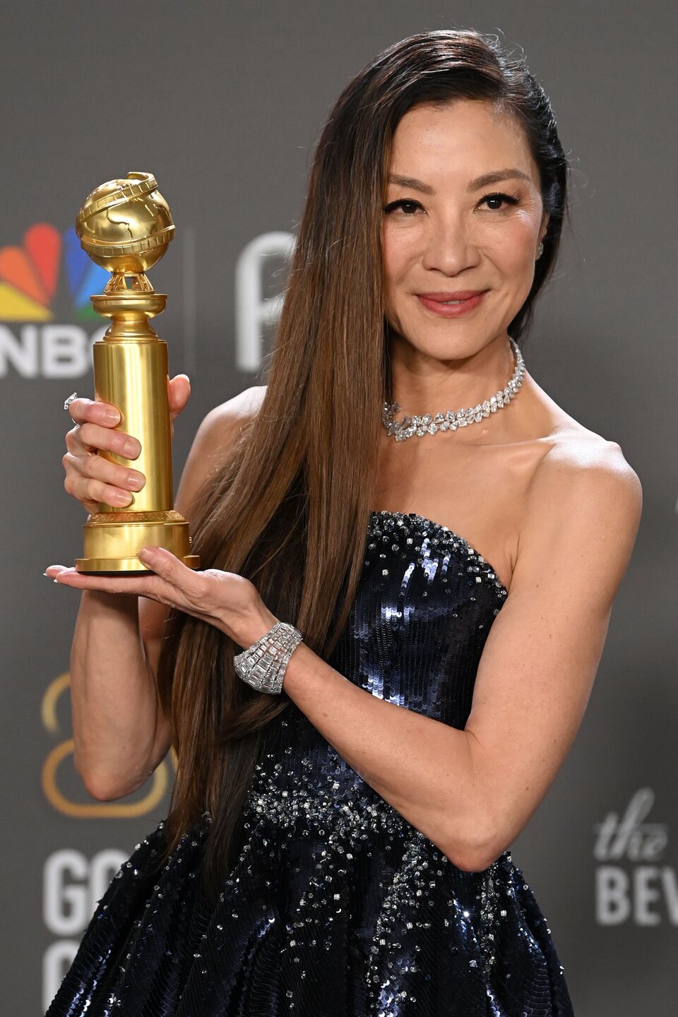 Michelle Yeoh, ganadora del Globo de Oro 2023 a la mejor actriz