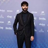 Eneko Sagardoy en la alfombra azul de los Goya 2023